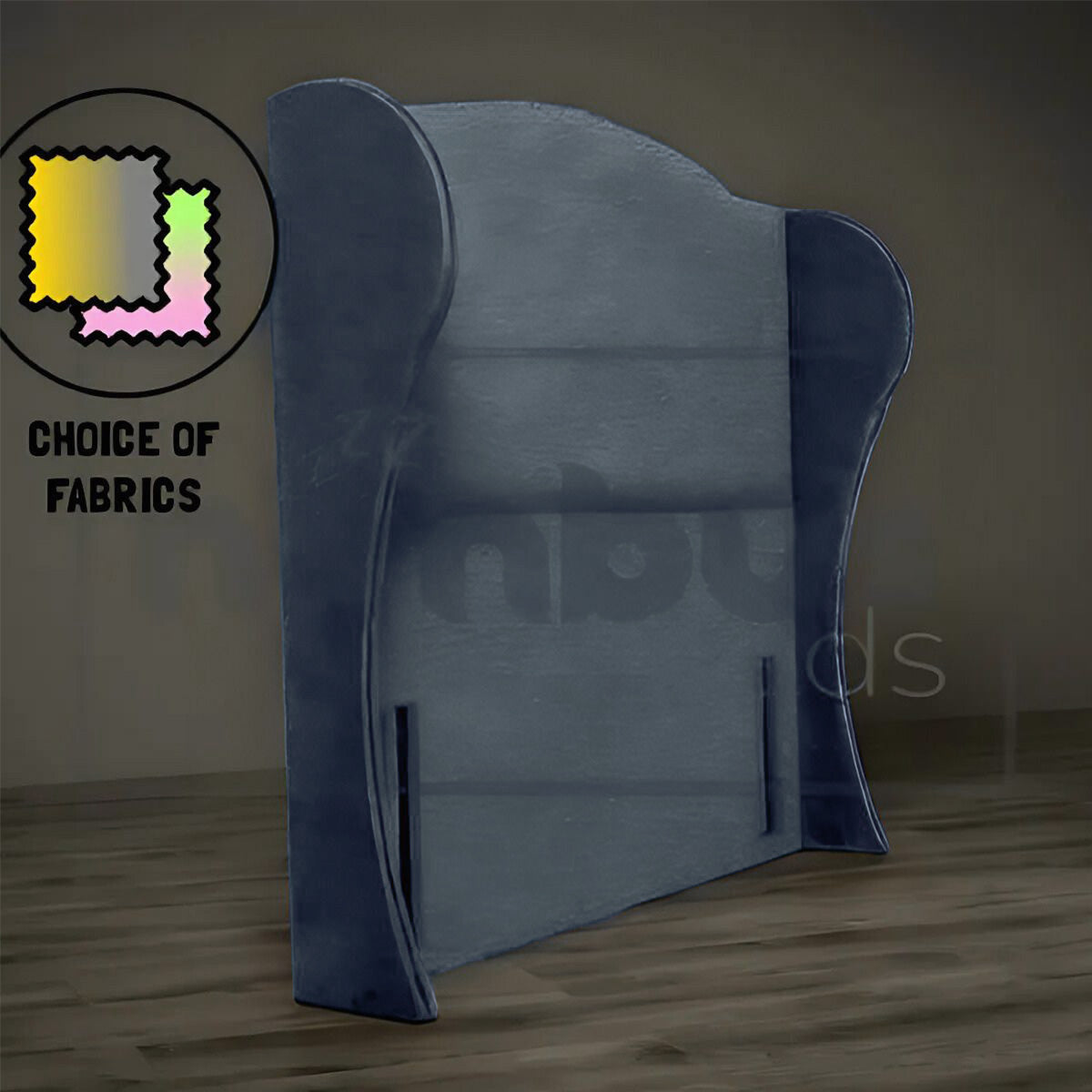 Floor Standing Curve Winged Headboard - Nimbus Beds