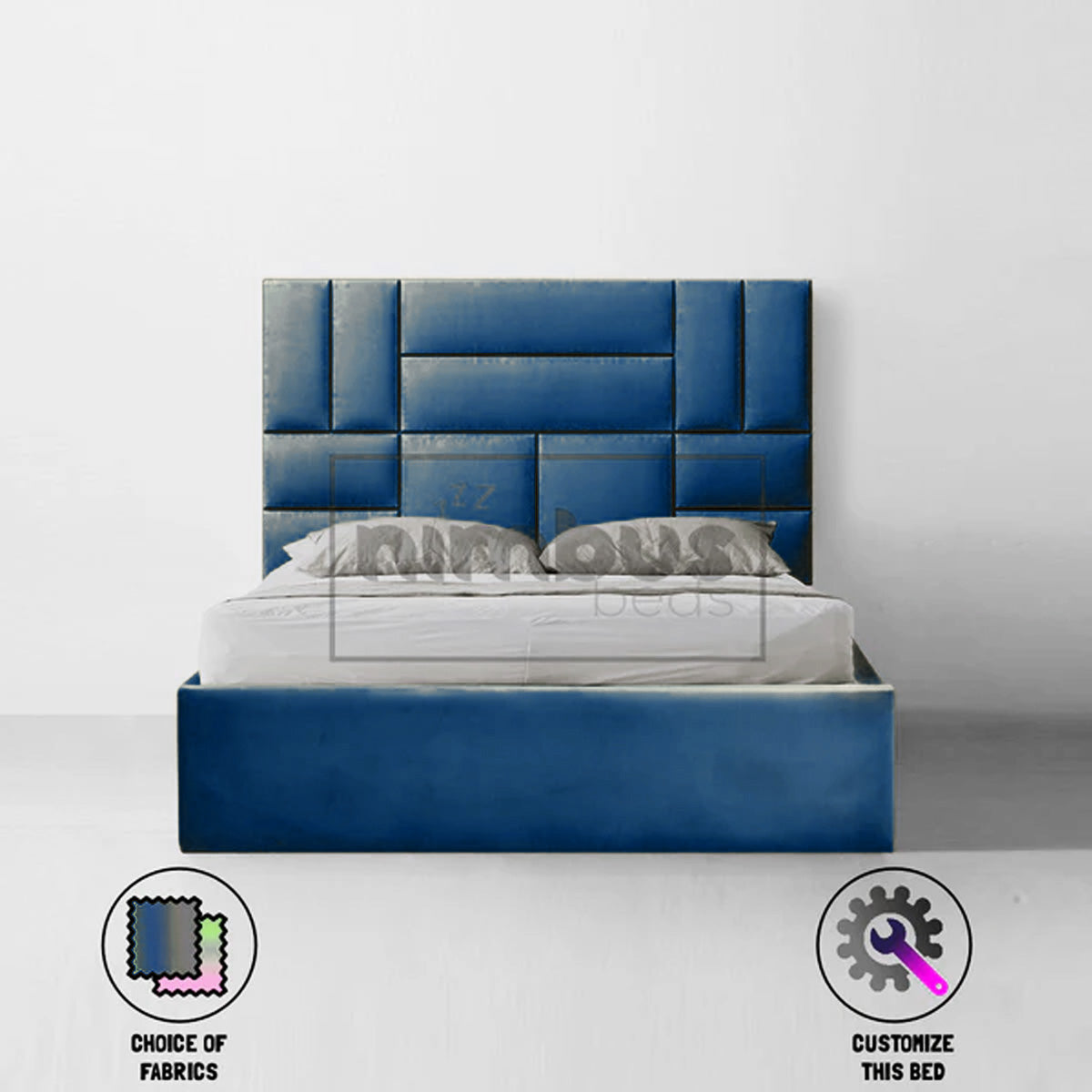 Bauhaus Patterned Bed Frame - Nimbus Beds