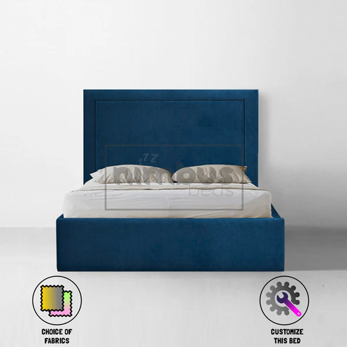 Charlie Studded Bed Frame - Nimbus Beds