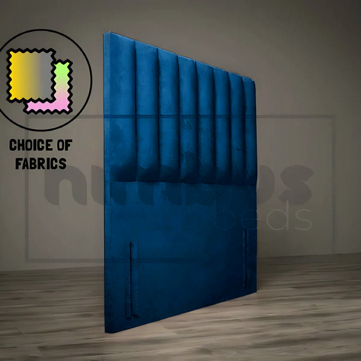 Floor Standing Vertical Tube Headboard - Nimbus Beds