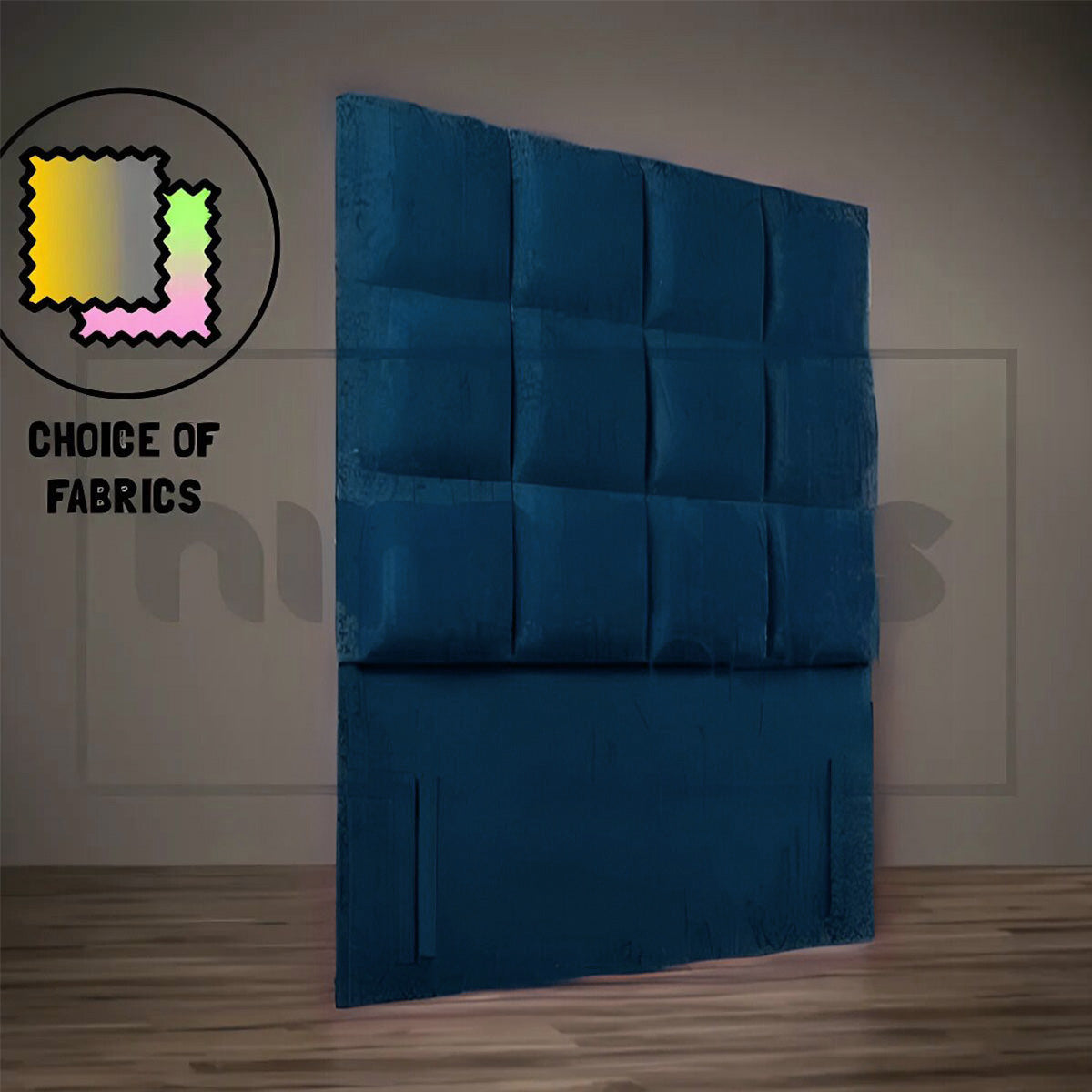 Floor Standing 12 Square Headboard - Nimbus Beds