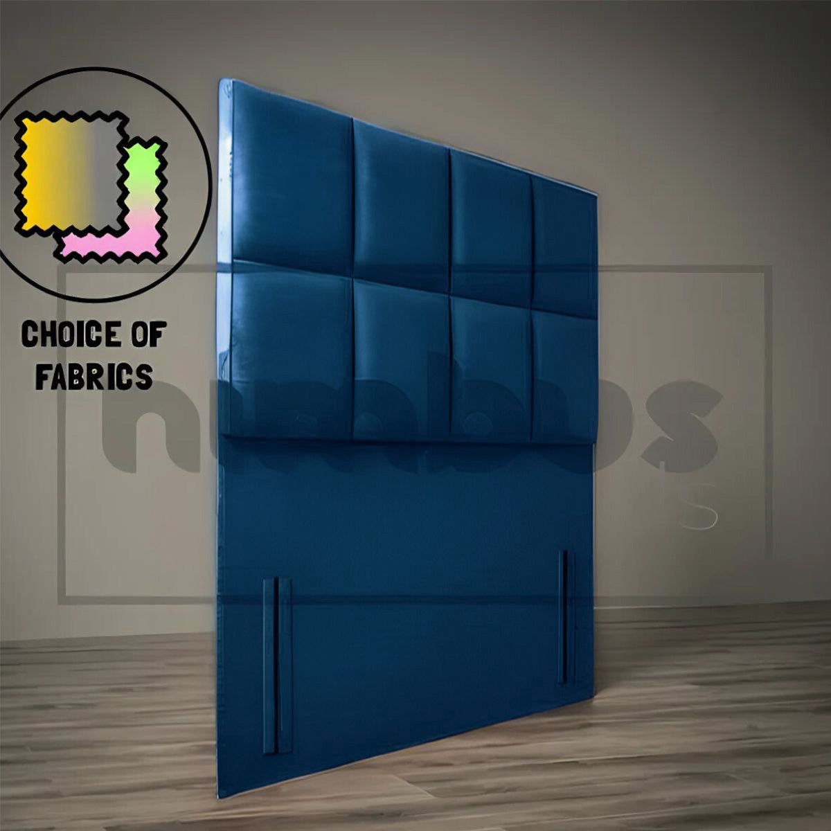 Floor Standing 8 Square Headboard - Nimbus Beds