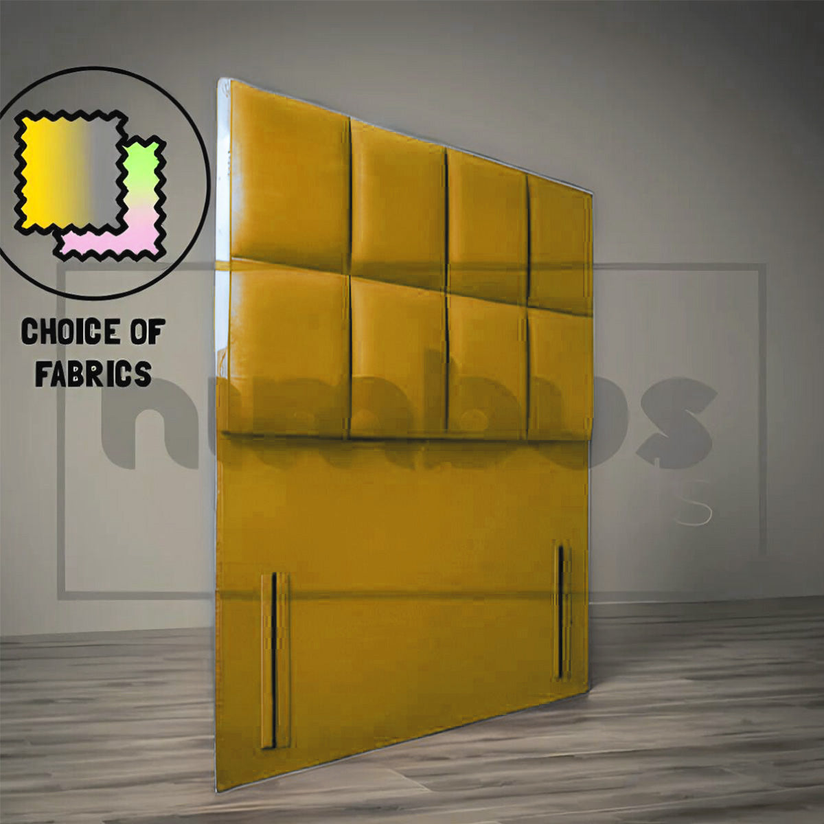 Floor Standing 8 Square Headboard - Nimbus Beds
