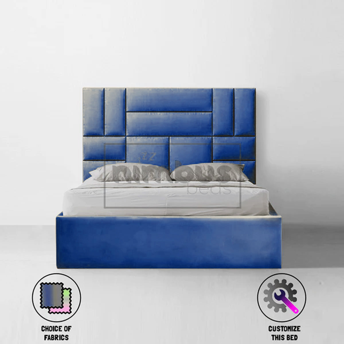 Bauhaus Patterned Bed Frame - Nimbus Beds