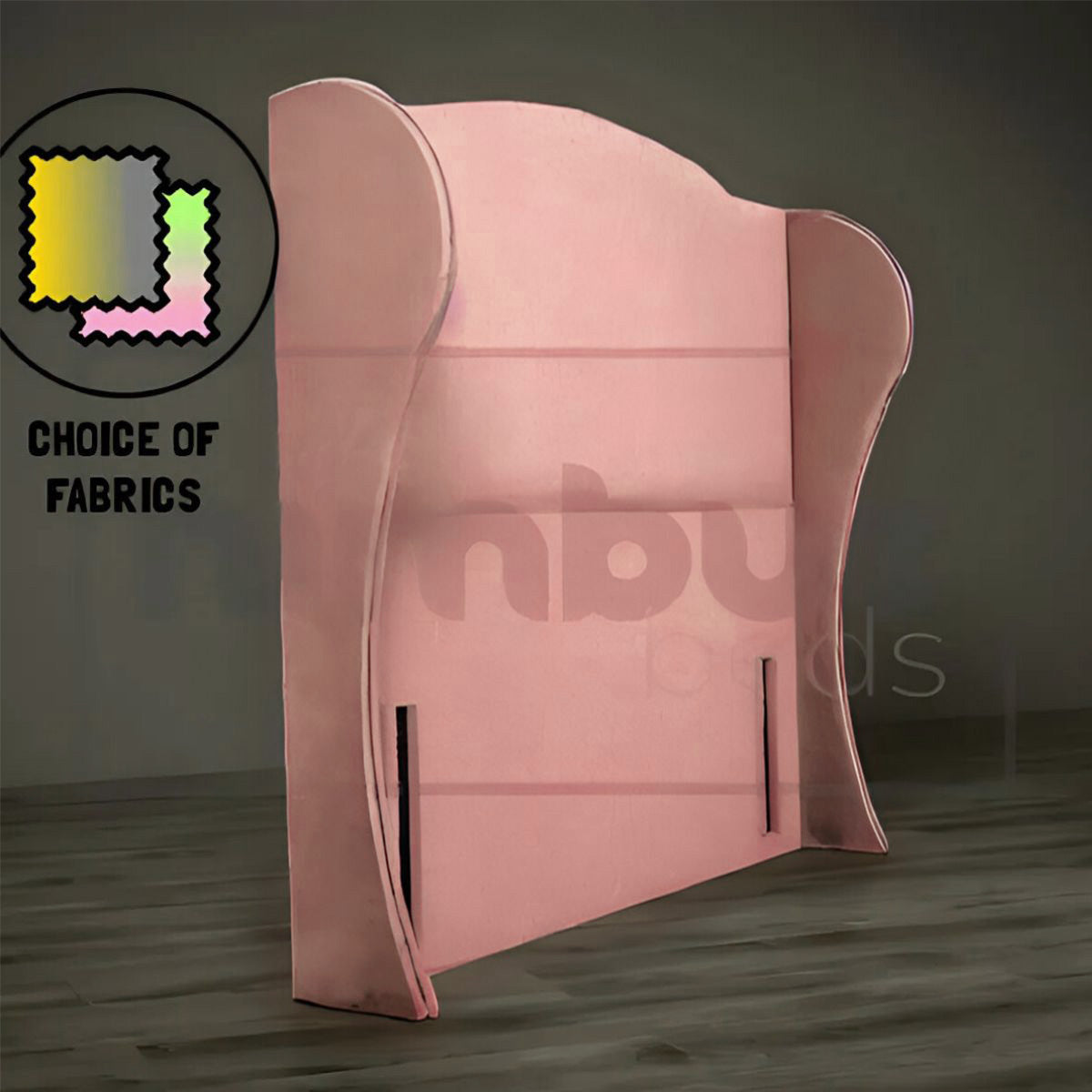 Floor Standing Curve Winged Headboard - Nimbus Beds