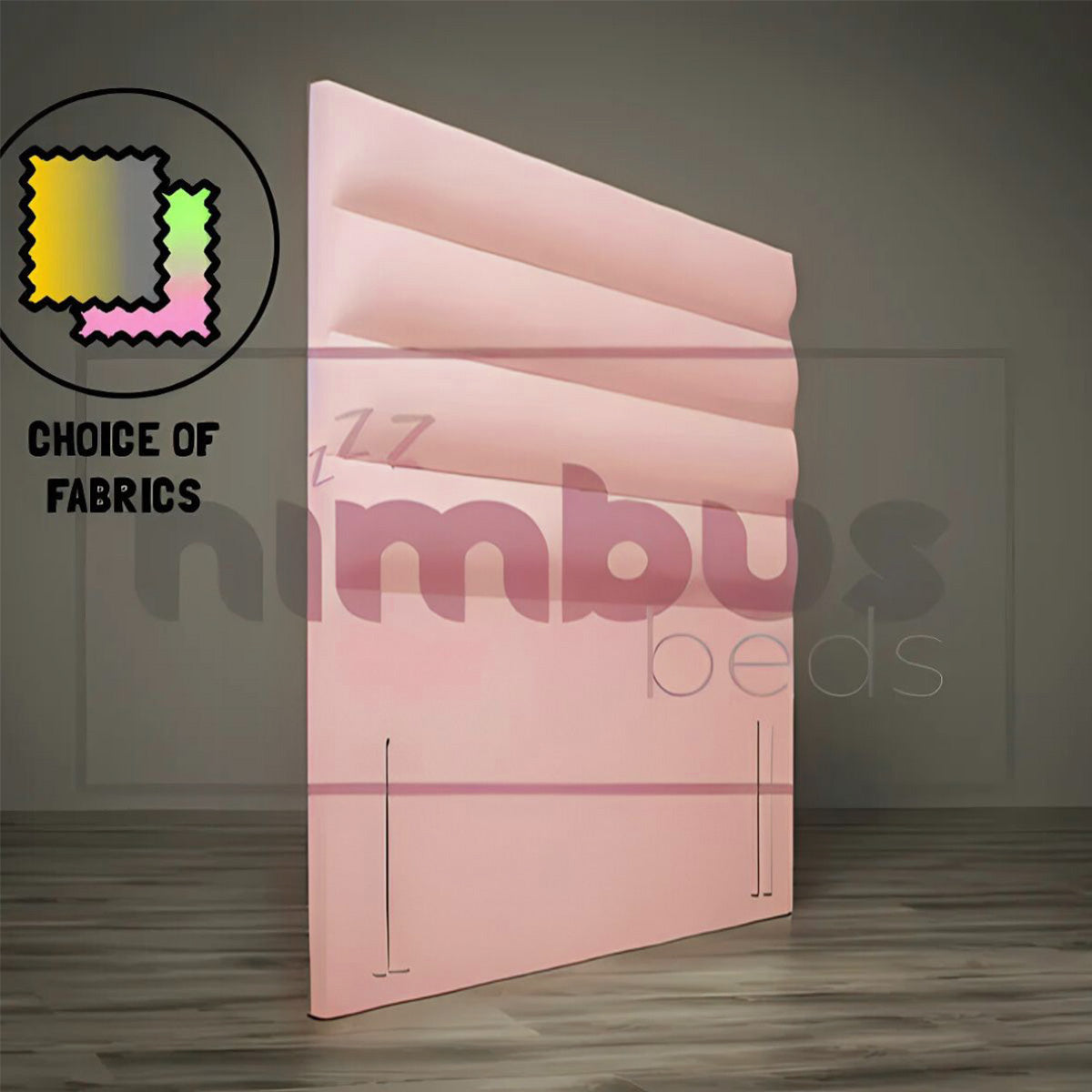 Floor Standing Horizontal Tube Headboard - Nimbus Beds