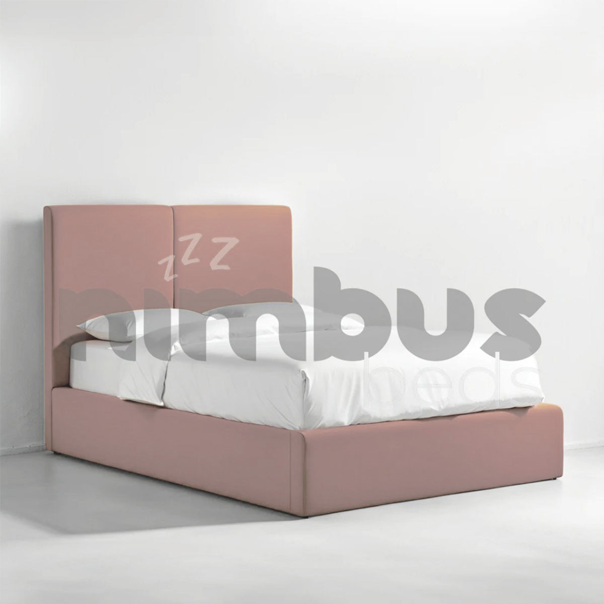 Two Square Panel Bed Frame - Nimbus Beds