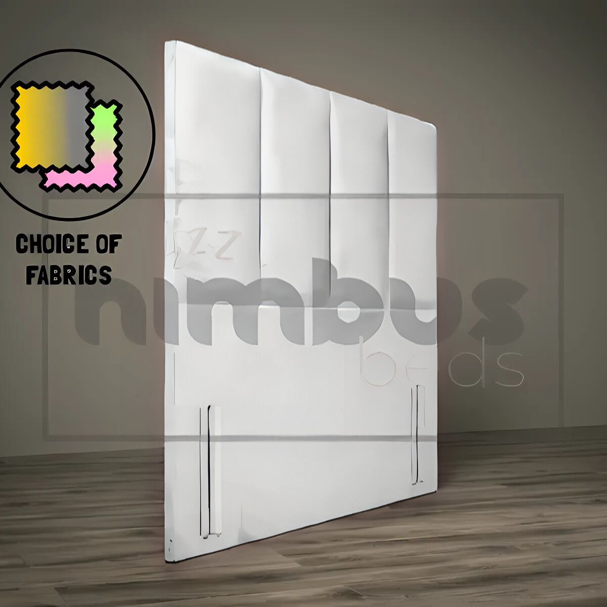 Floor Standing 4 Vertical Headboard - Nimbus Beds