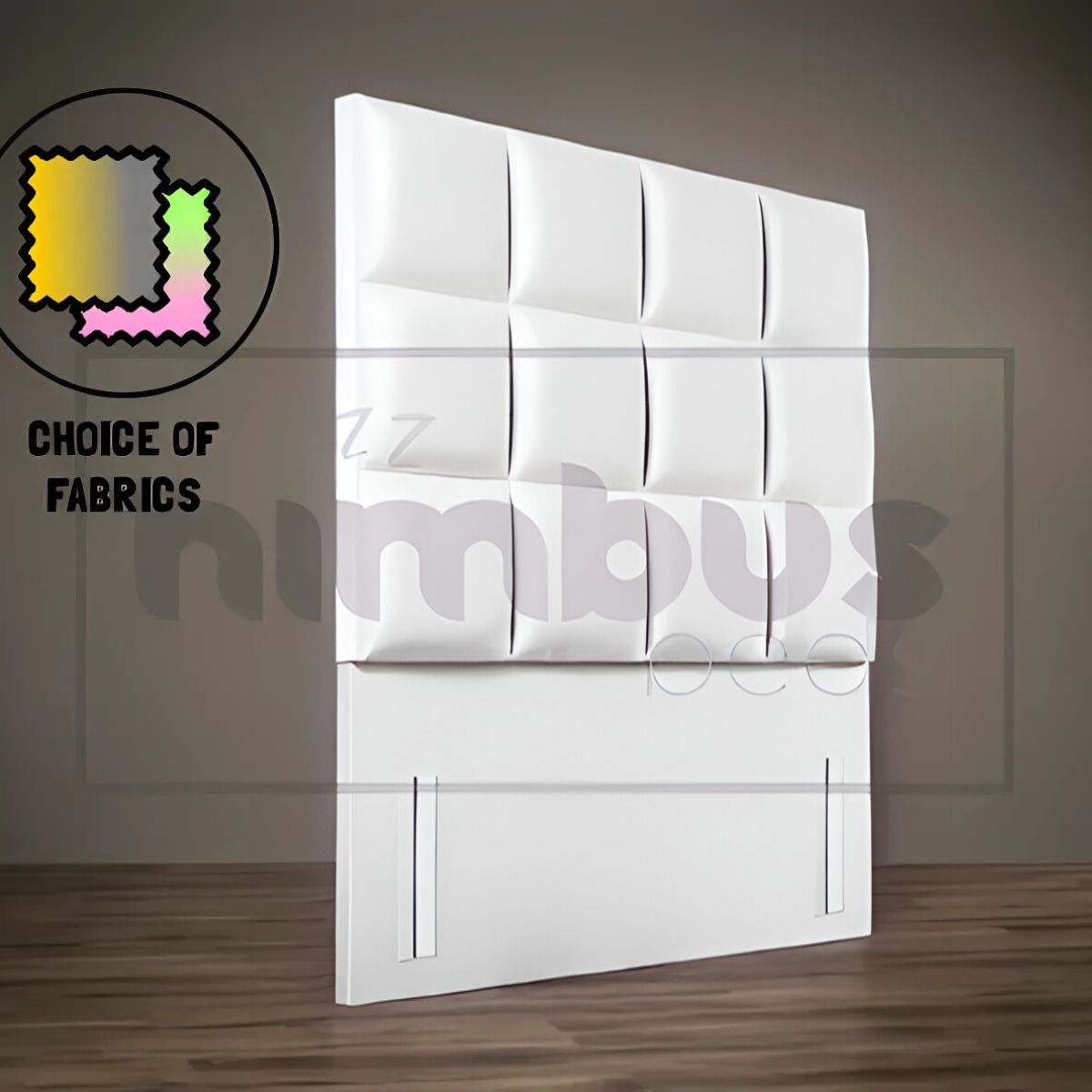 Floor Standing 12 Square Headboard - Nimbus Beds