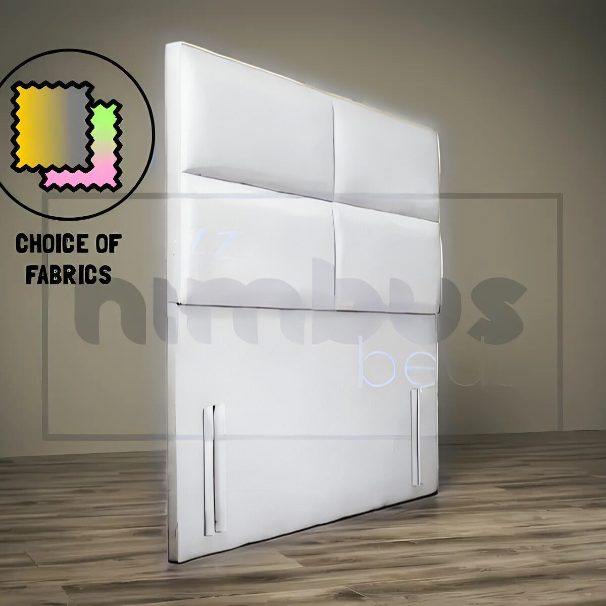 Floor Standing 4 Square Headboard - Nimbus Beds