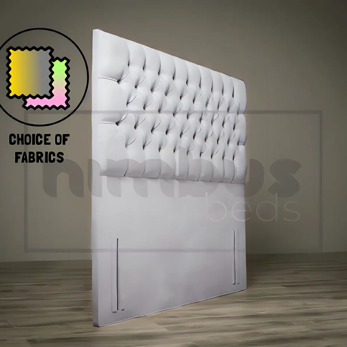 Floor Standing Chesterfield Headboard - Nimbus Beds