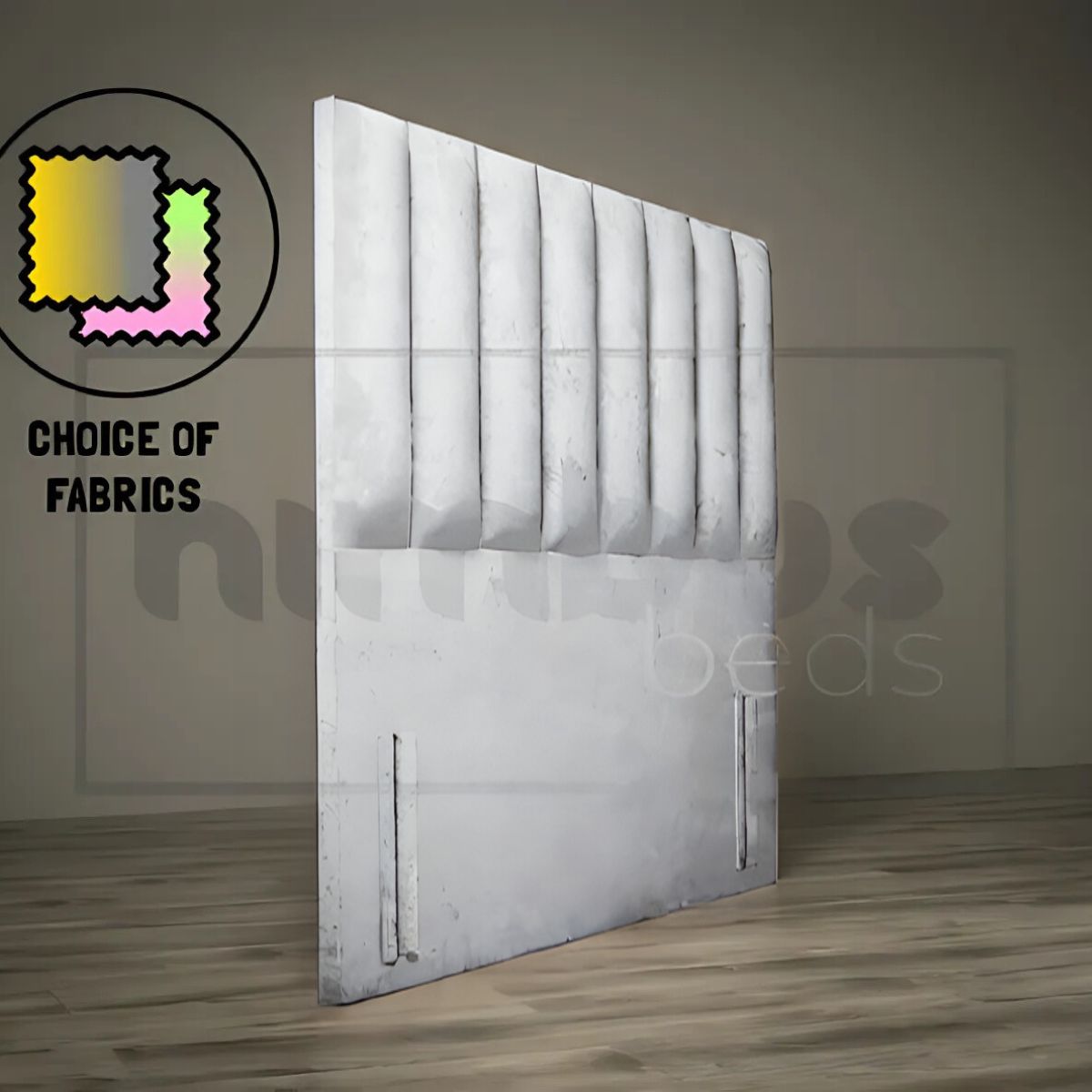 Floor Standing Vertical Tube Headboard - Nimbus Beds