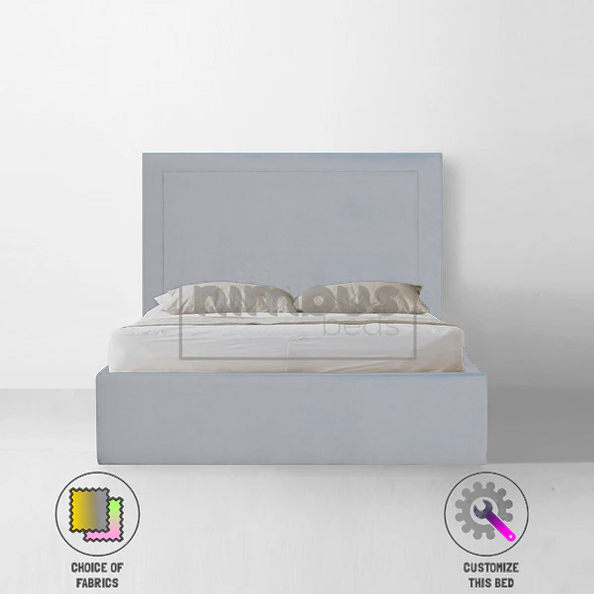 Charlie Studded Bed Frame - Nimbus Beds