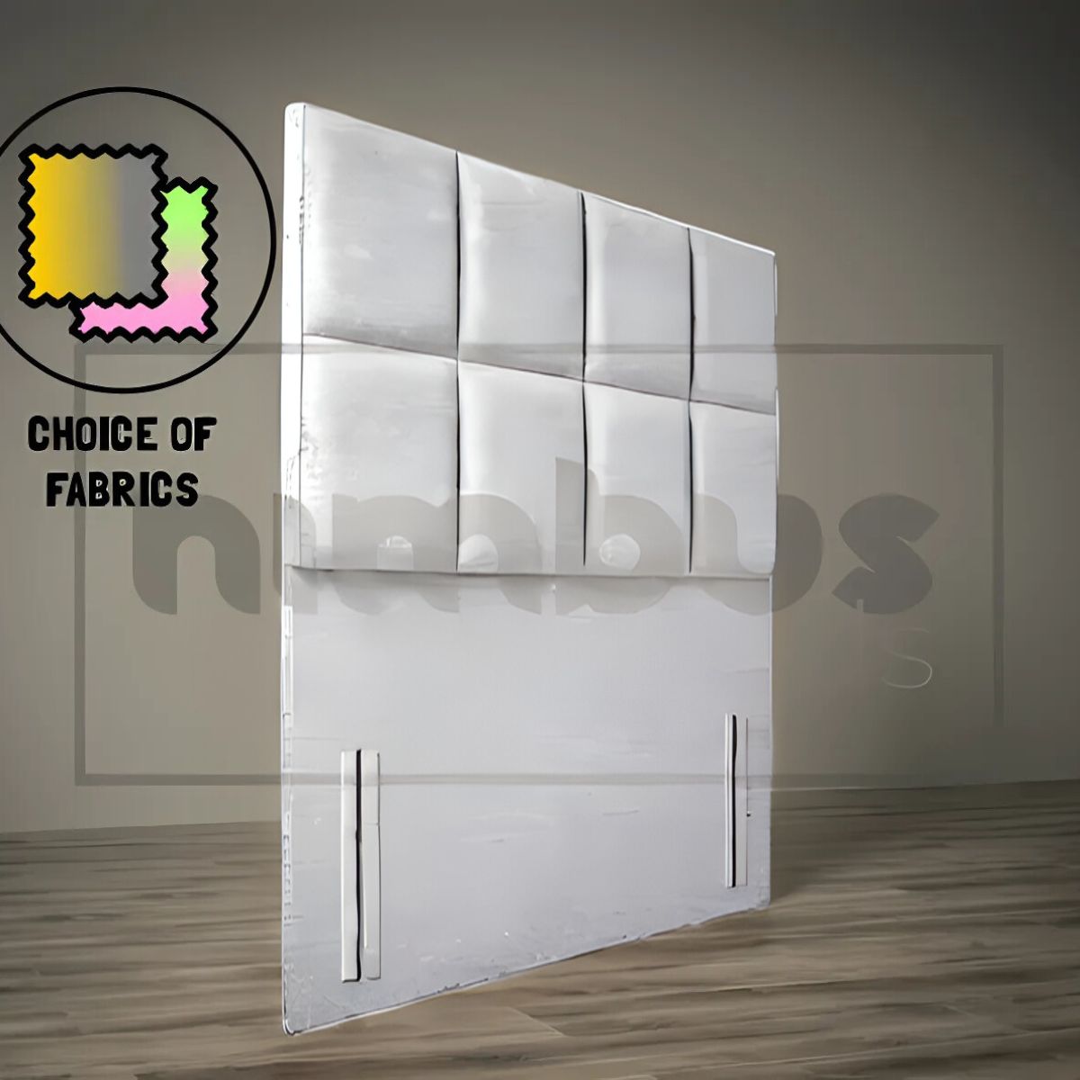 Floor Standing 8 Square Headboard - Nimbus Beds
