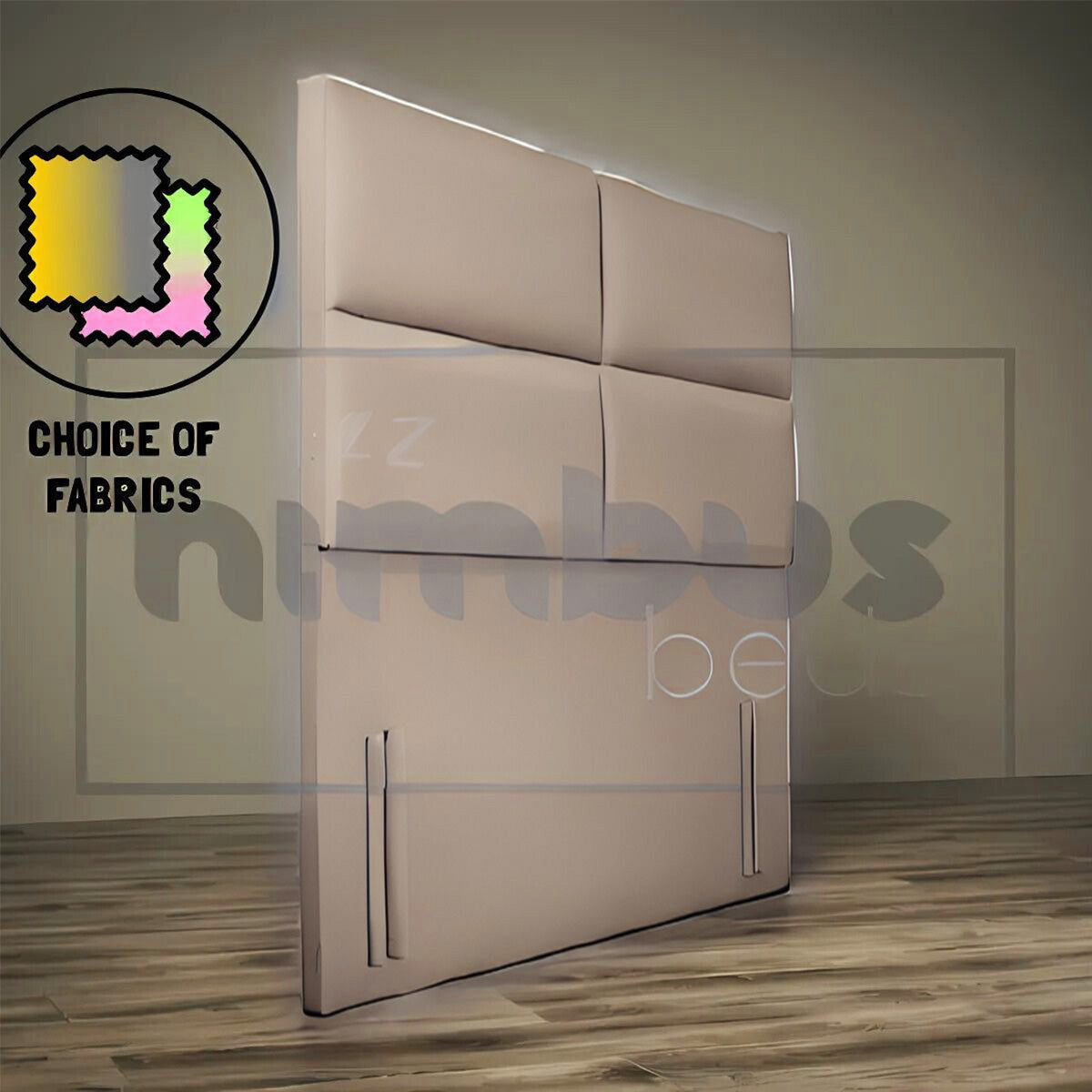 Floor Standing 4 Square Headboard - Nimbus Beds