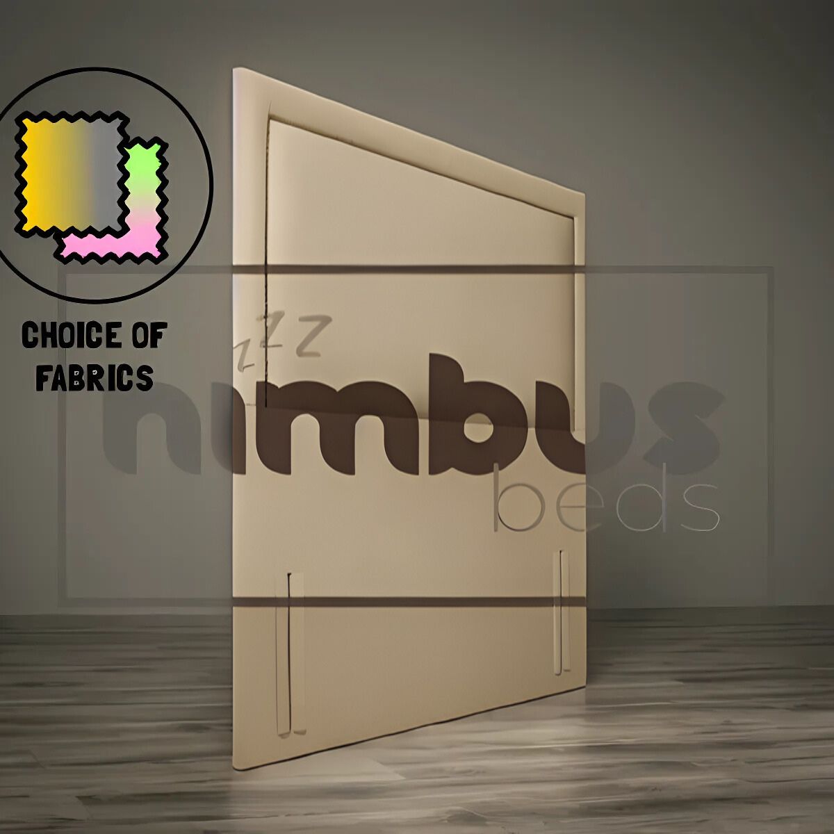 Floor Standing Charlie Studded Headboard - Nimbus Beds