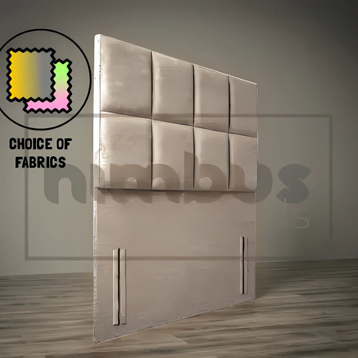 Floor Standing 8 Square Headboard - Nimbus Beds