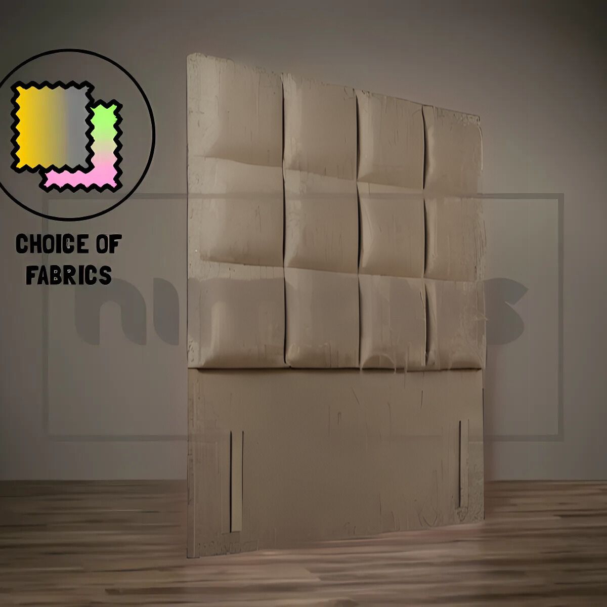 Floor Standing 12 Square Headboard - Nimbus Beds
