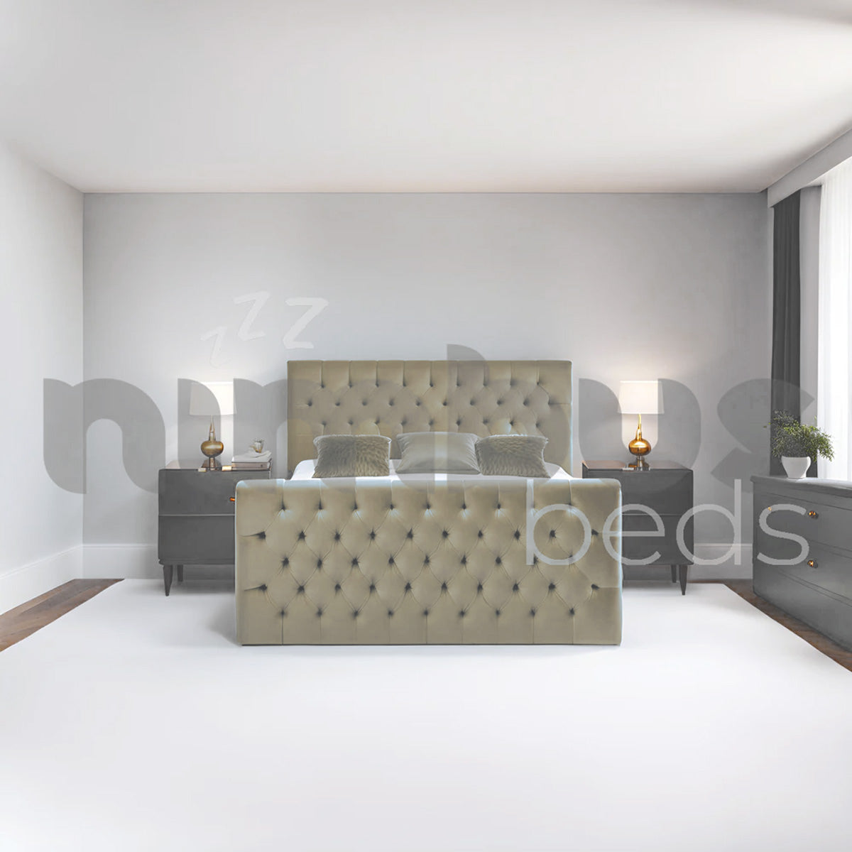Chesterfield Luxury Bed Frame - Nimbus Beds