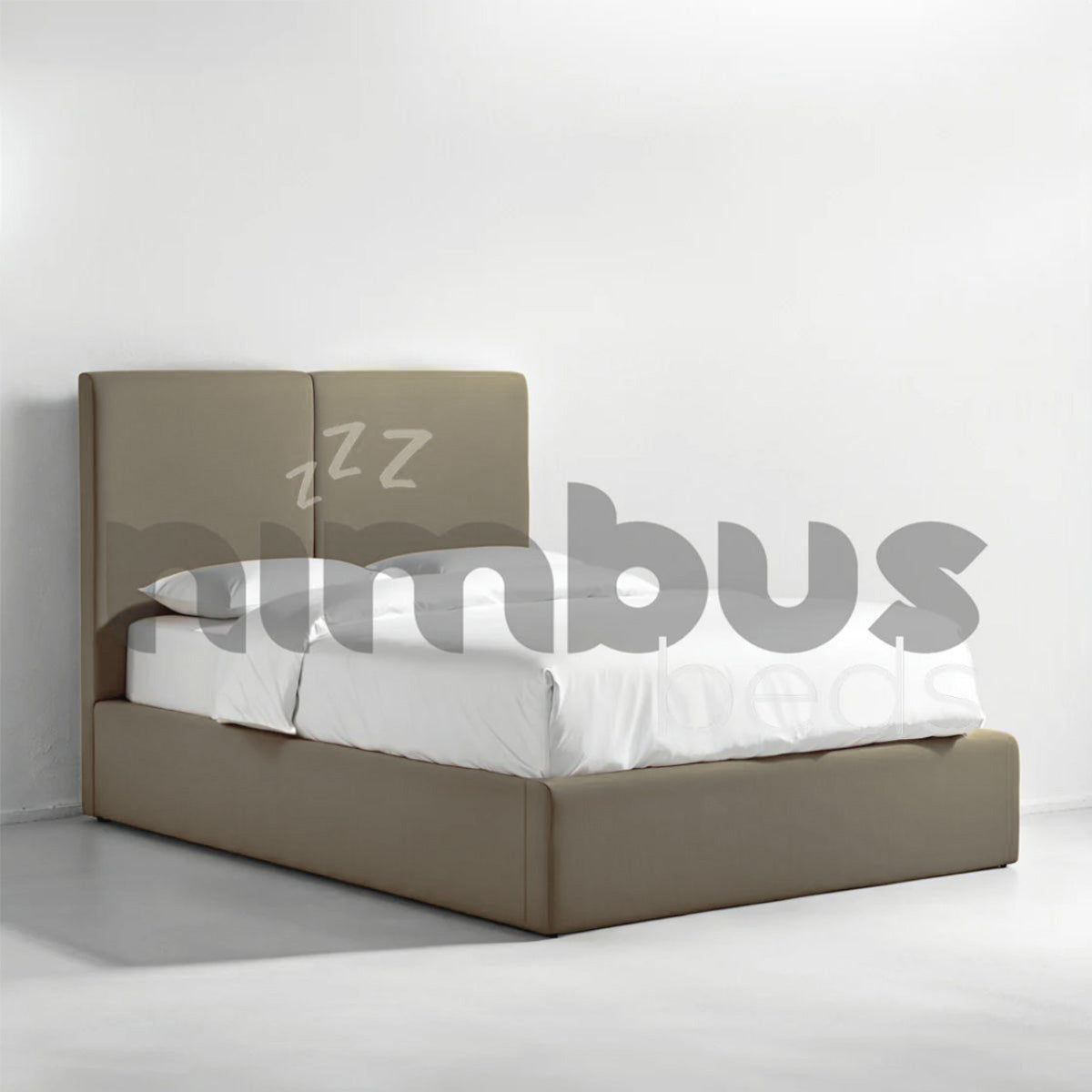 Two Square Panel Bed Frame - Nimbus Beds