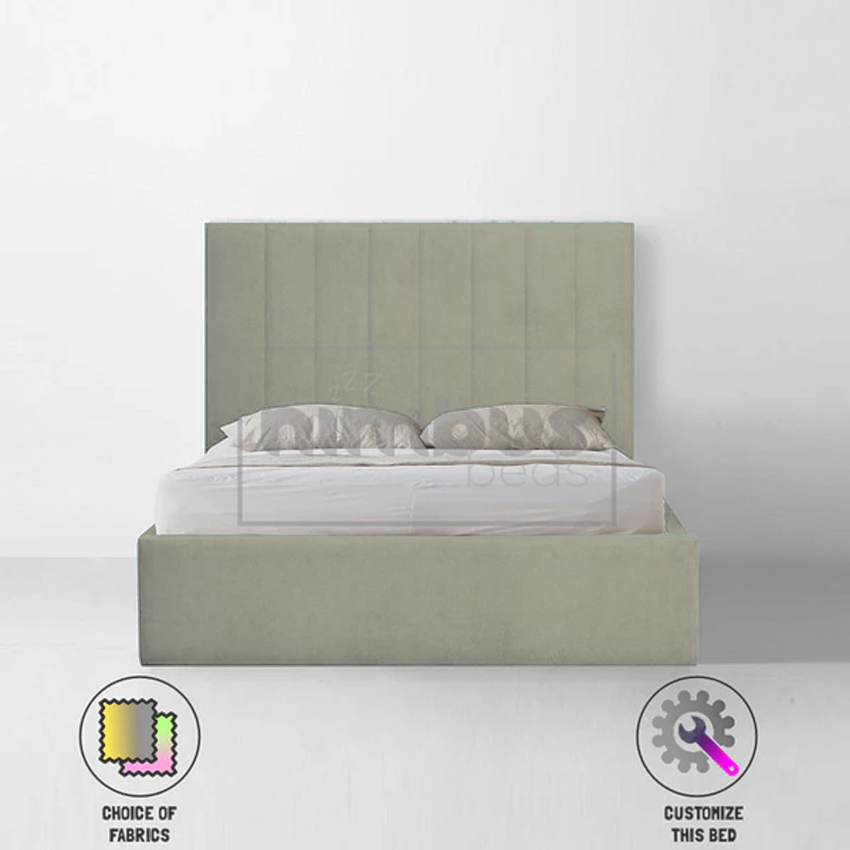 Vertical Panel Bed Frame - Nimbus Beds