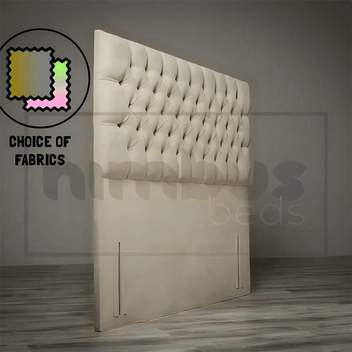 Floor Standing Chesterfield Headboard - Nimbus Beds
