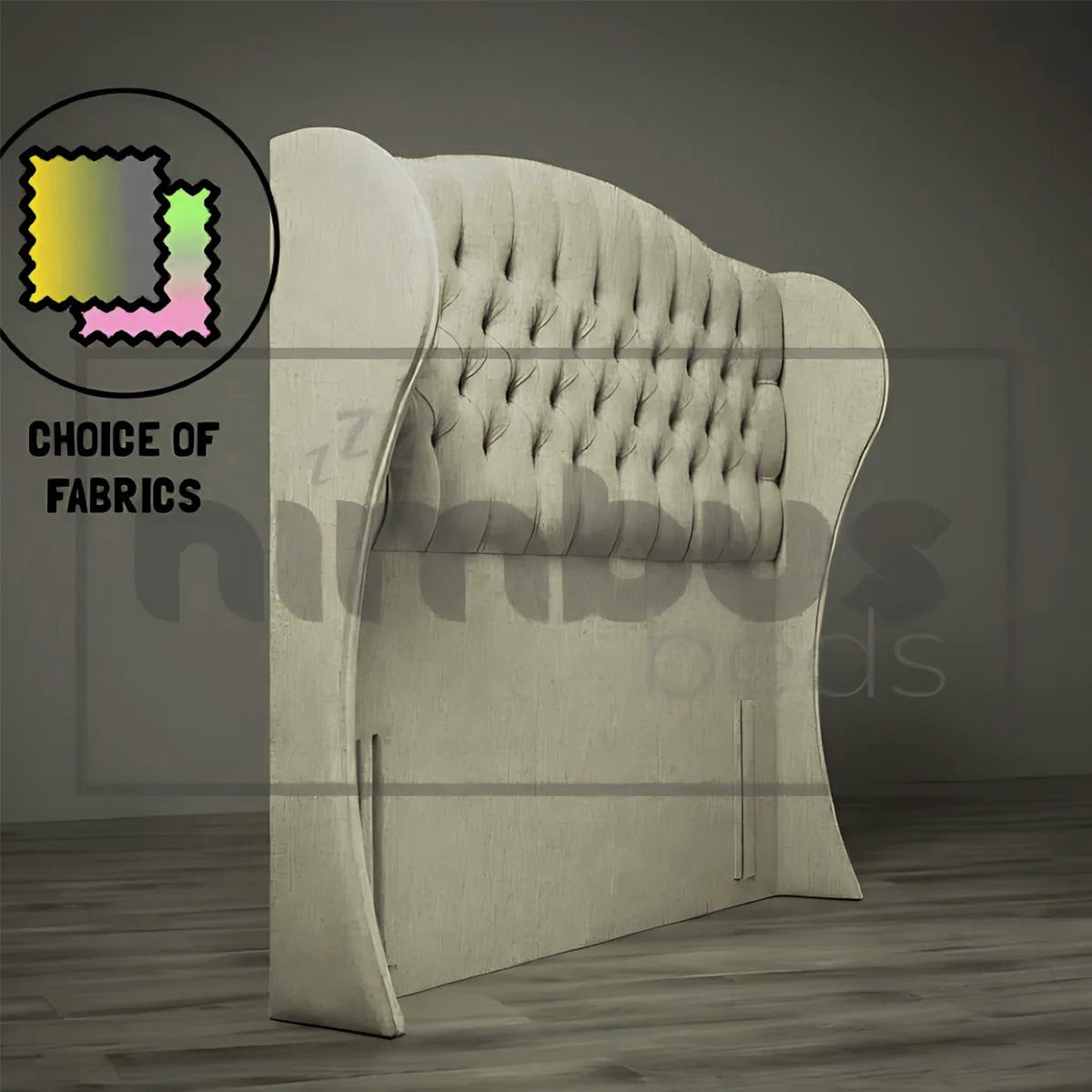 Floor Standing Mayfair Headboard - Nimbus Beds