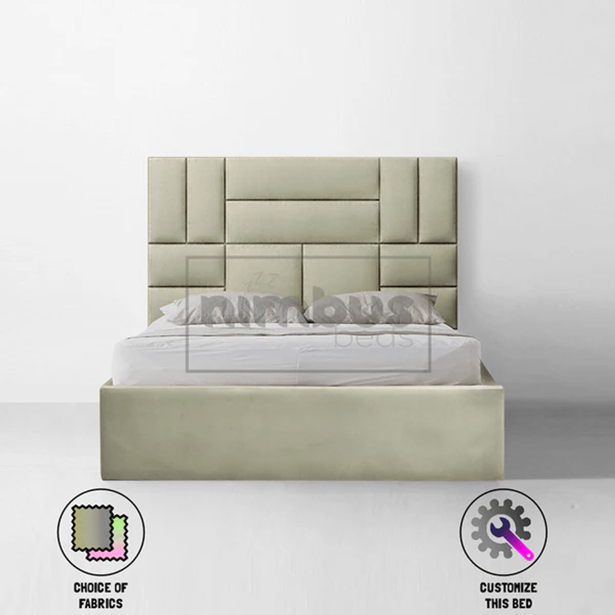 Bauhaus Patterned Bed Frame - Nimbus Beds