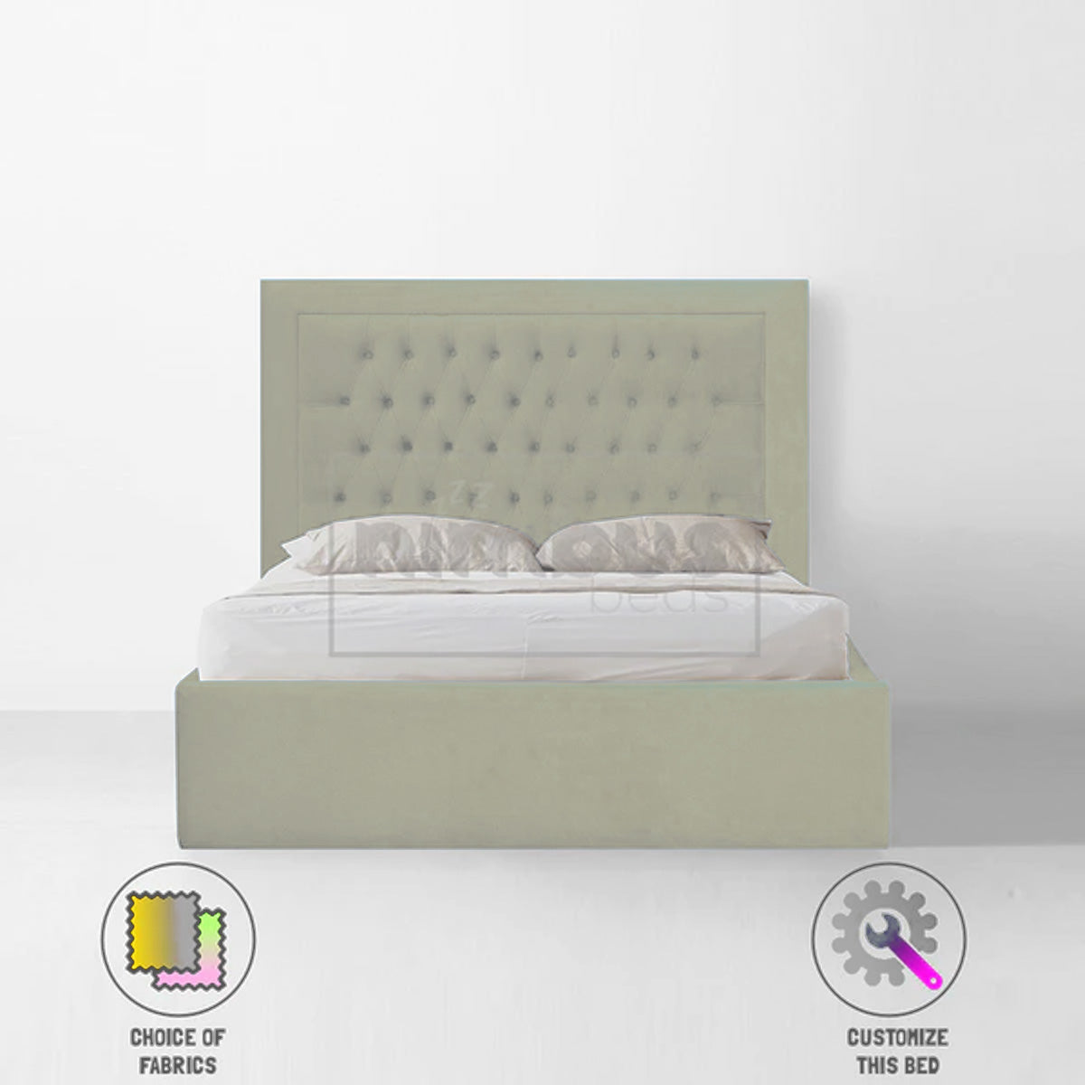 Chesterfield Bumper Bed Frame - Nimbus Beds