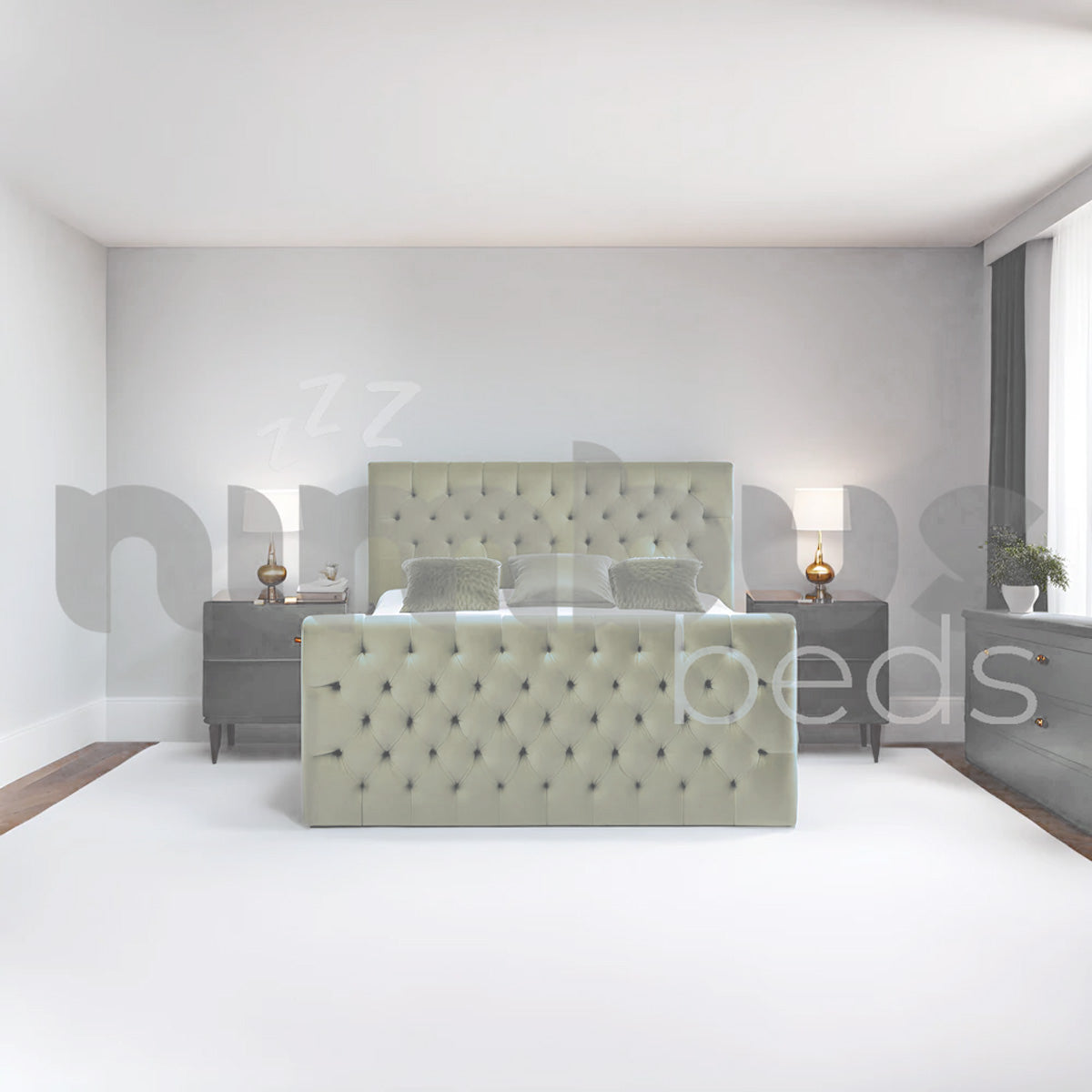 Chesterfield Luxury Bed Frame - Nimbus Beds