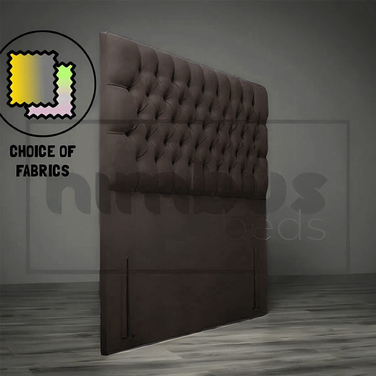 Floor Standing Chesterfield Headboard - Nimbus Beds