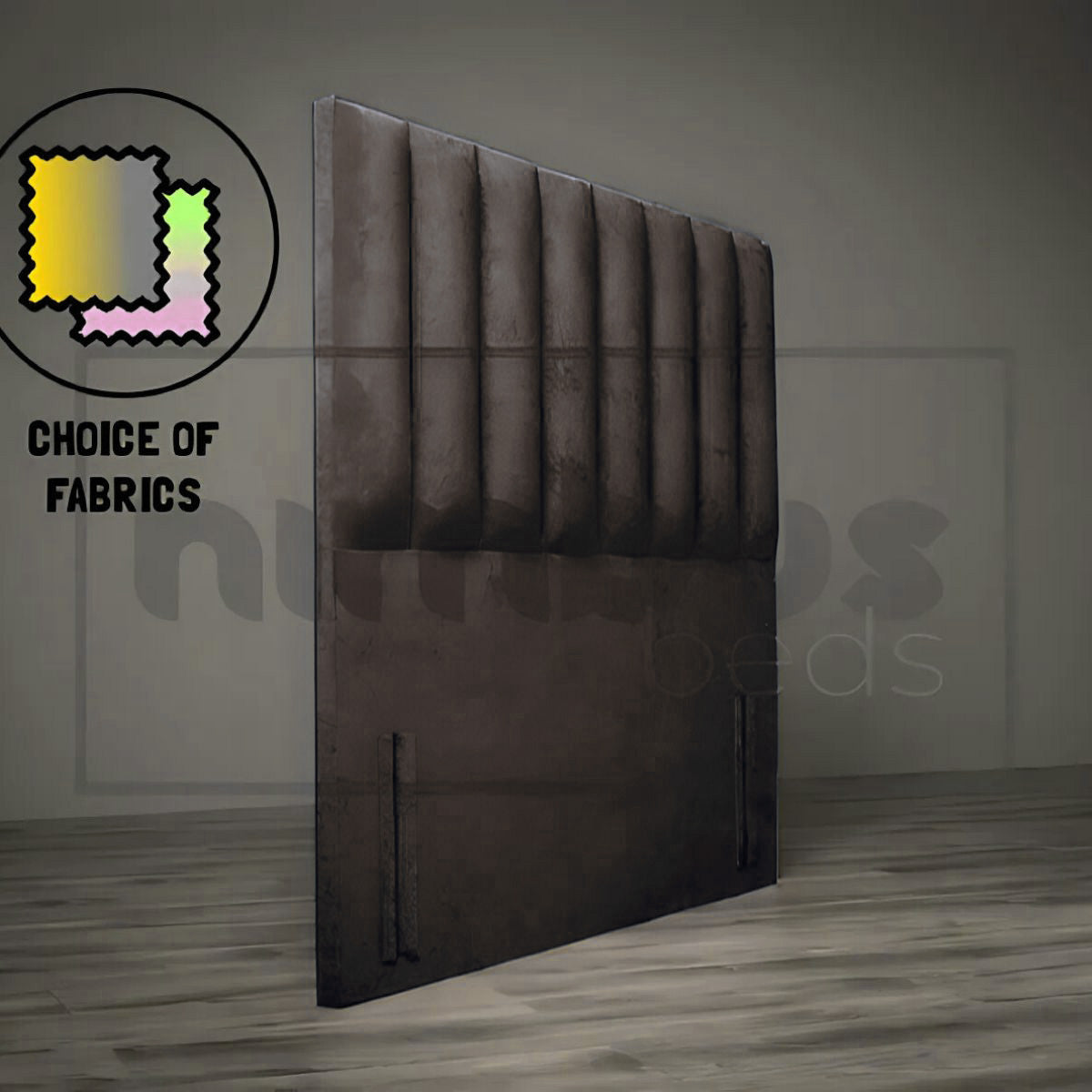 Floor Standing Vertical Tube Headboard - Nimbus Beds