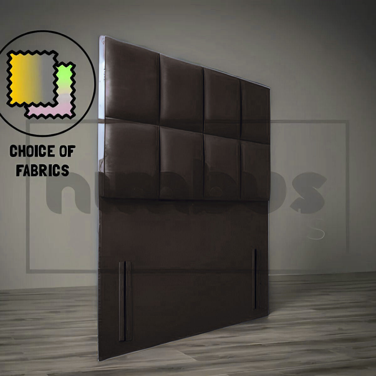 Floor Standing 8 Square Headboard - Nimbus Beds