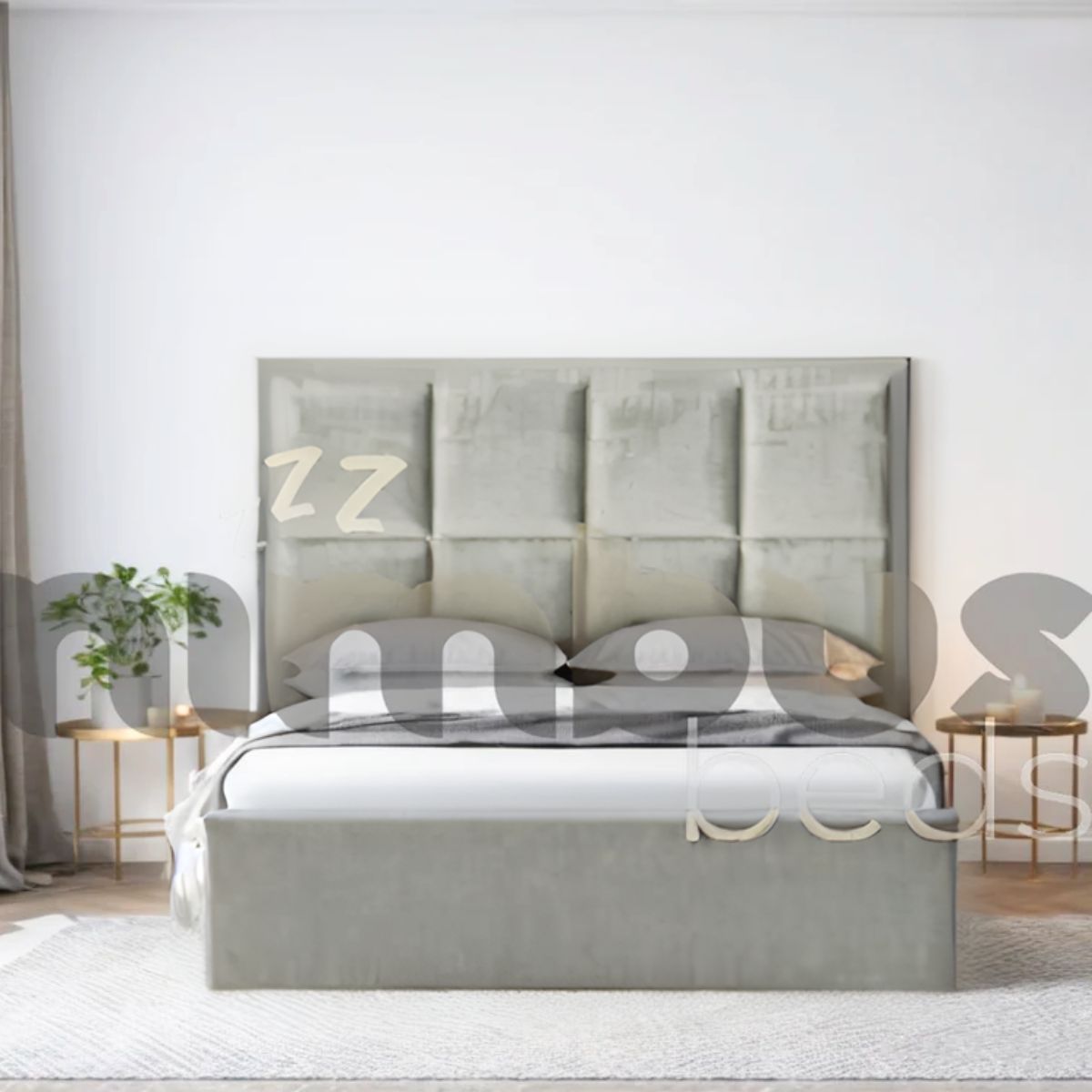 Eight Square Panel Bed Frame - Nimbus Beds
