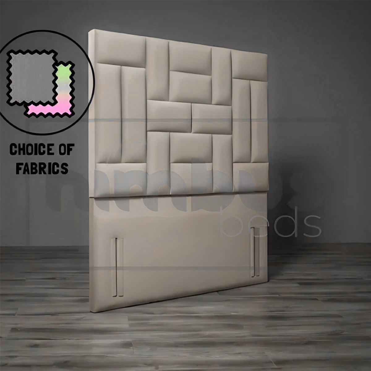 Floor Standing Bauhaus Headboard - Nimbus Beds