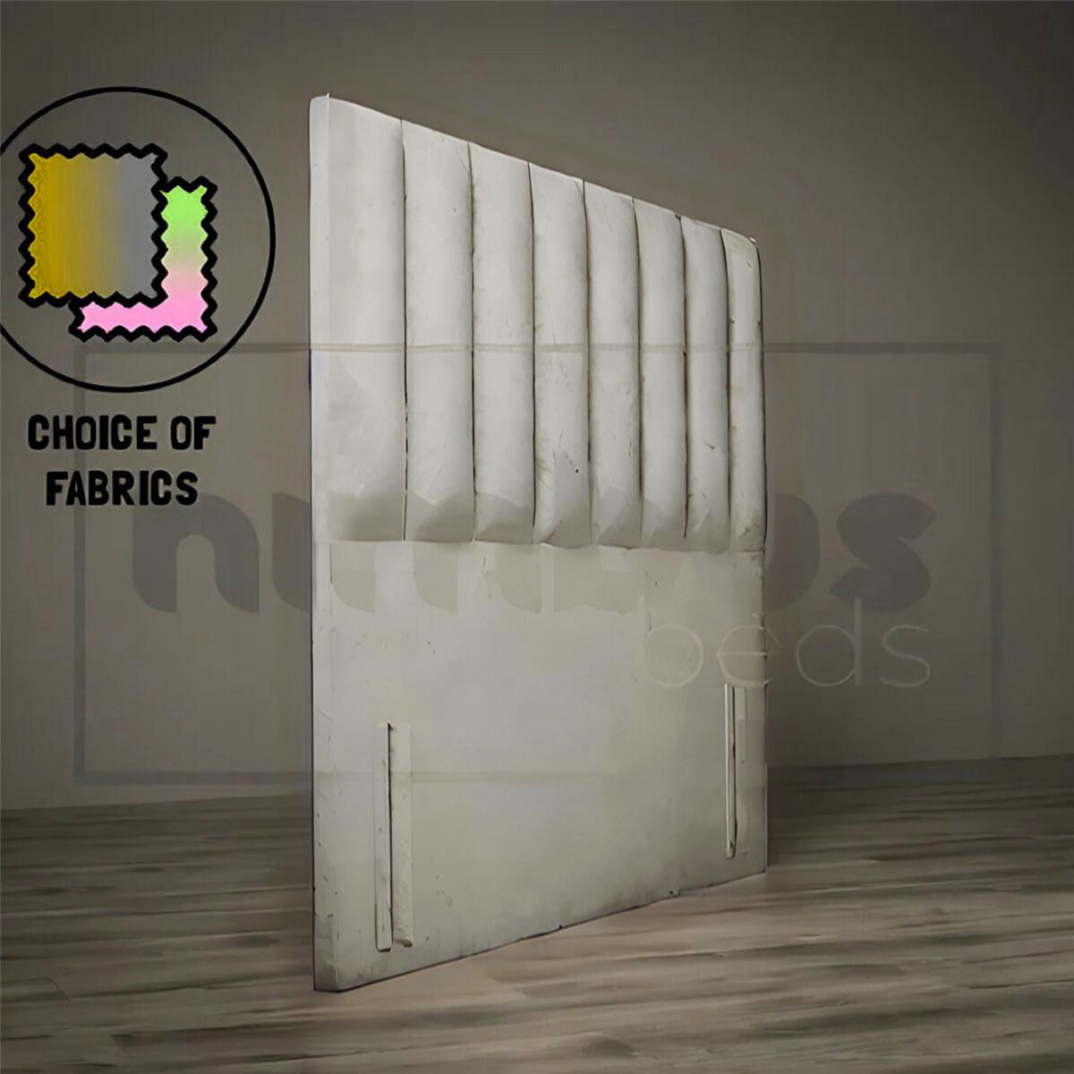 Floor Standing Vertical Tube Headboard - Nimbus Beds