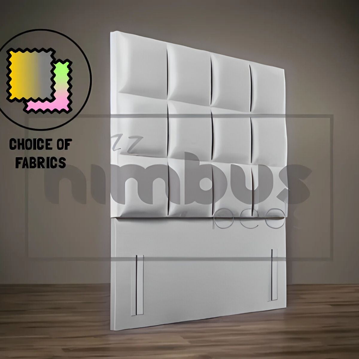 Floor Standing 12 Square Headboard - Nimbus Beds