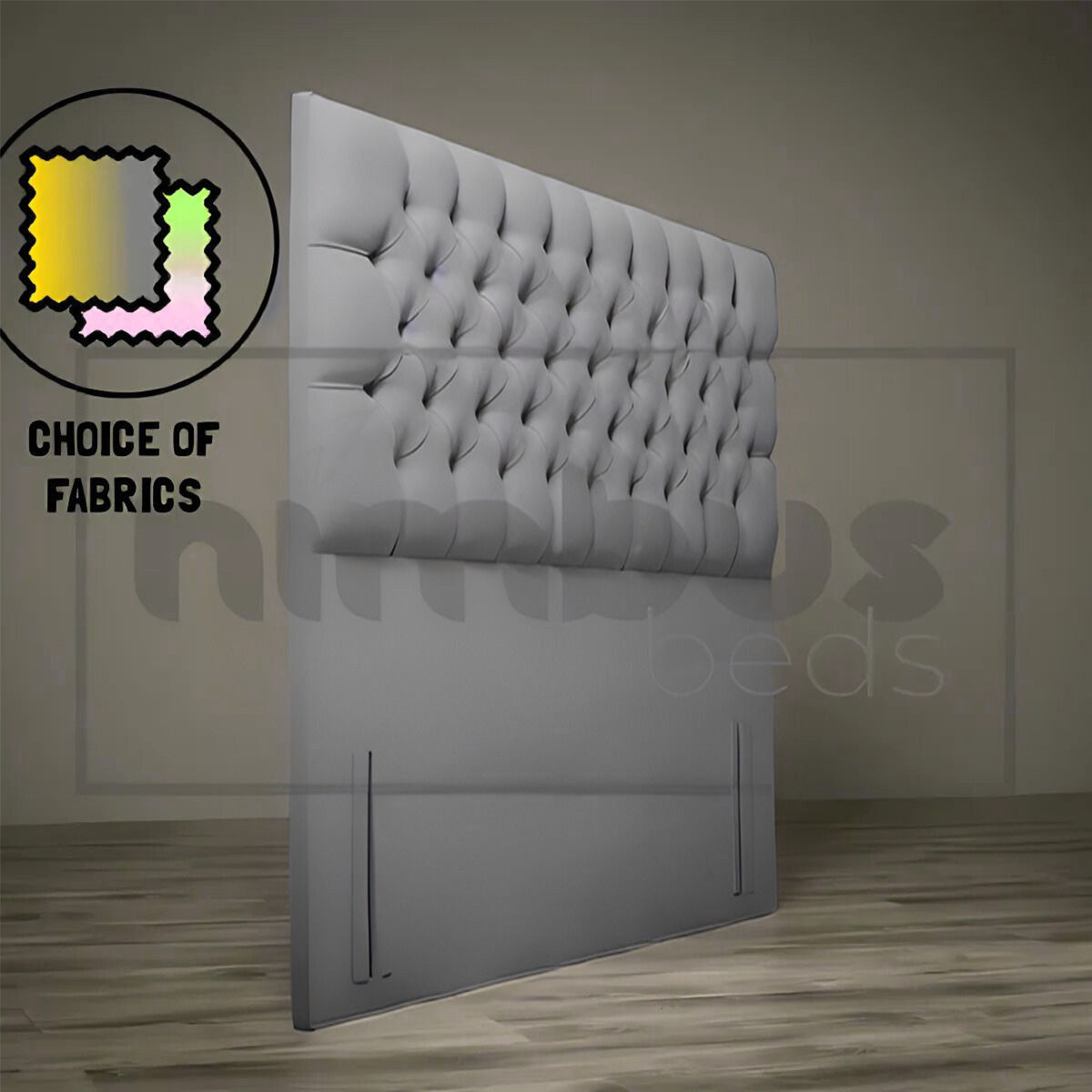 Floor Standing Chesterfield Headboard - Nimbus Beds