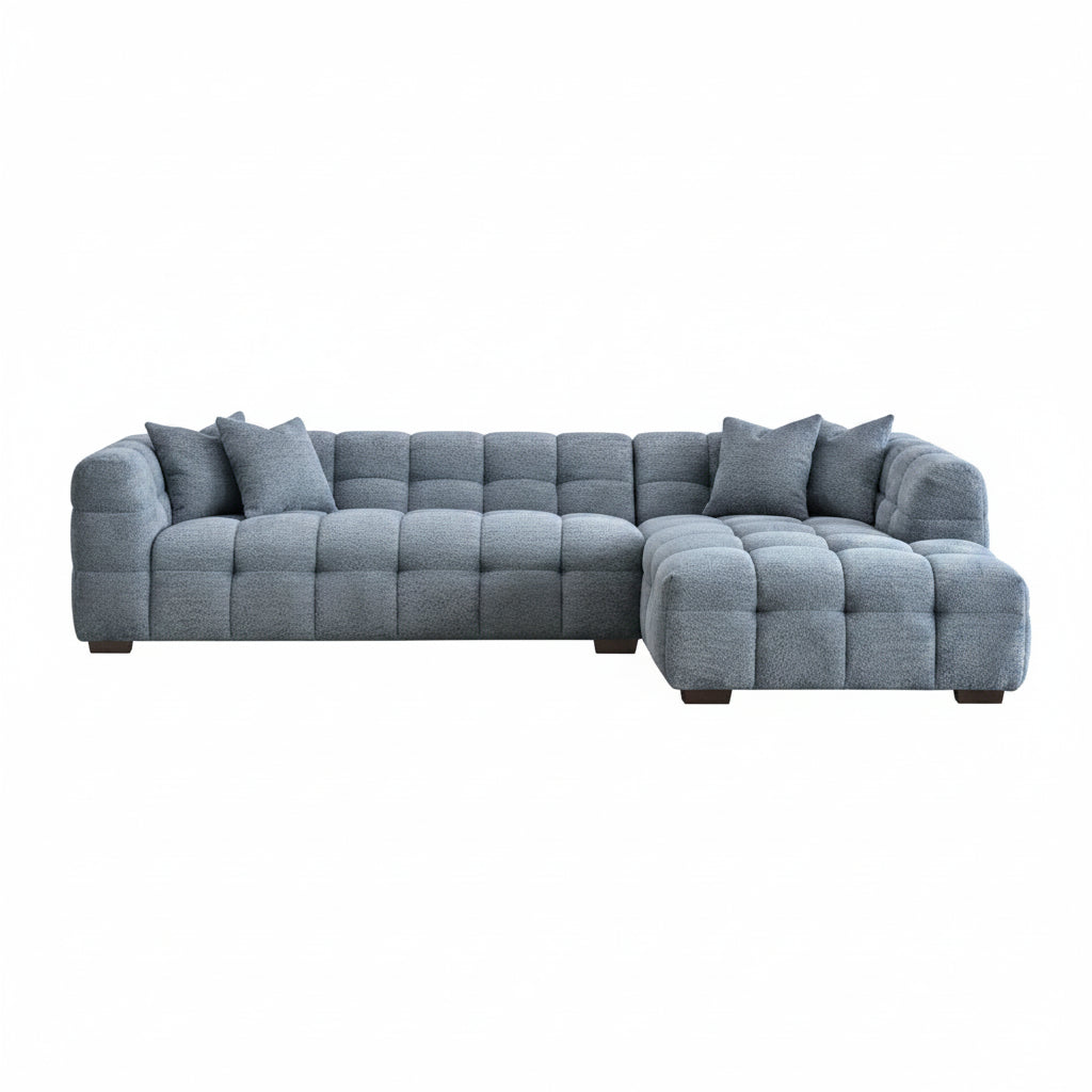 2026 Aubrey Corner Sofa - Right Hand - Iron Boucle - Nimbus Beds