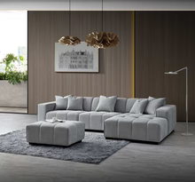 2026 Hugo Corner Sofa - Right Hand - Cloudy Grey Boucle - Nimbus Beds