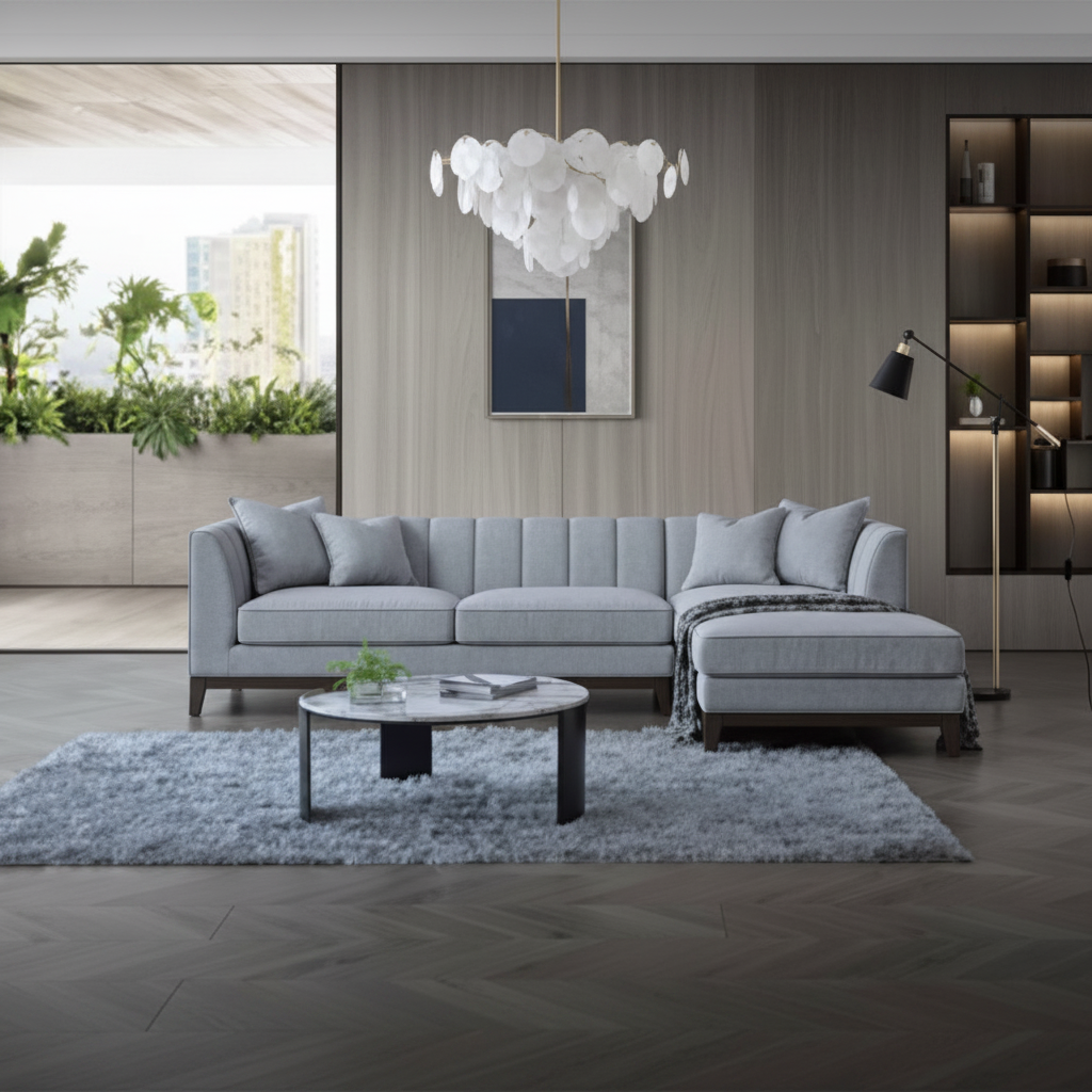 2026 Alba Corner Sofa - Right Hand - Dolphin Boucle