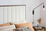 Tay Bed Frame in White Boucle - Nimbus Beds