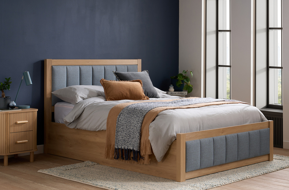 Trendy OTTOMAN Grey+Oak Effect - Nimbus Beds