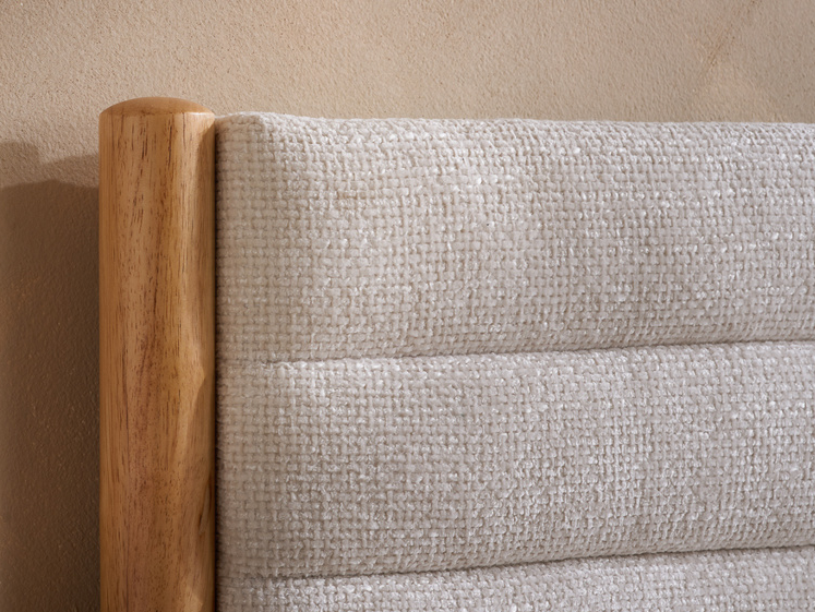 Bella Bed with Drawers Grey+Natural - Nimbus Beds