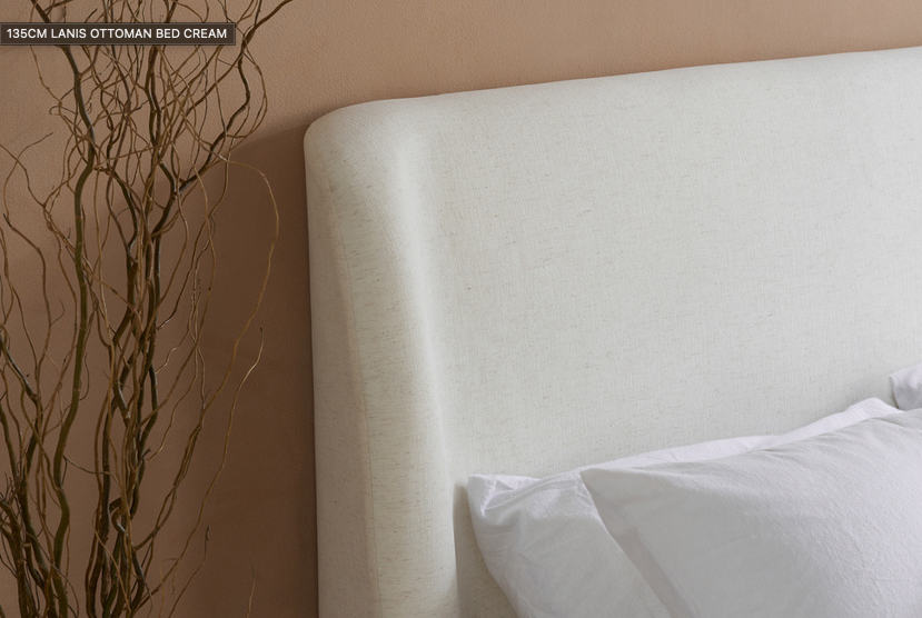 Janice OTTOMAN Bed CREAM - Nimbus Beds