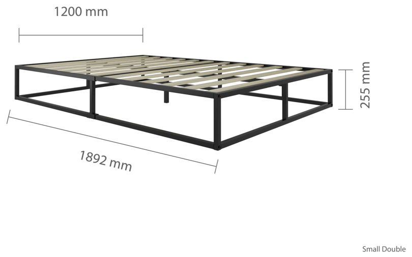 JASON Platform Black Metal Base - Nimbus Beds