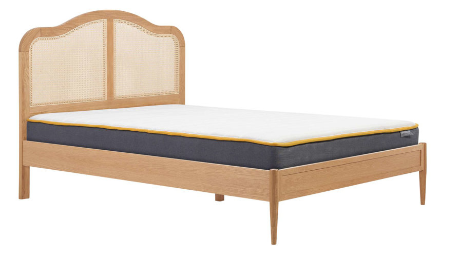 Madame Rattan Bed OAK Effect - Nimbus Beds