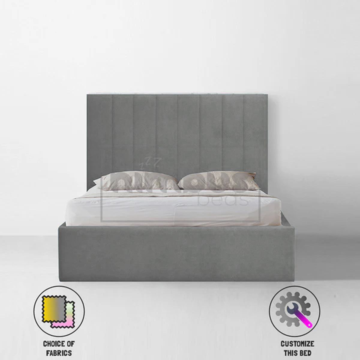 Vertical Panel Bed Frame - Nimbus Beds