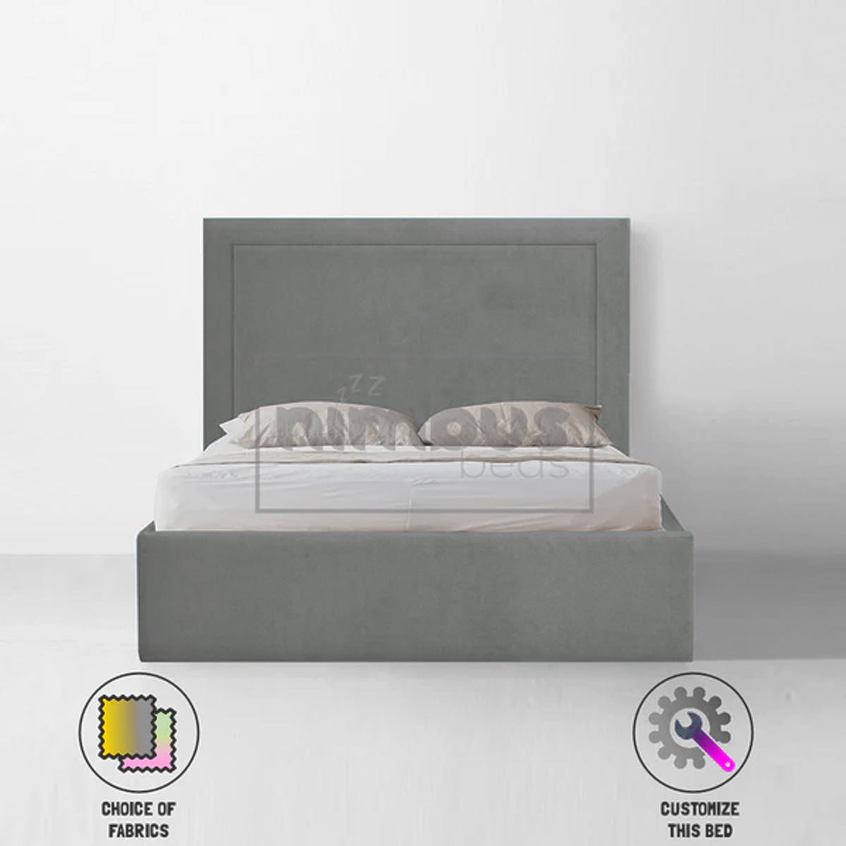 Charlie Studded Bed Frame - Nimbus Beds