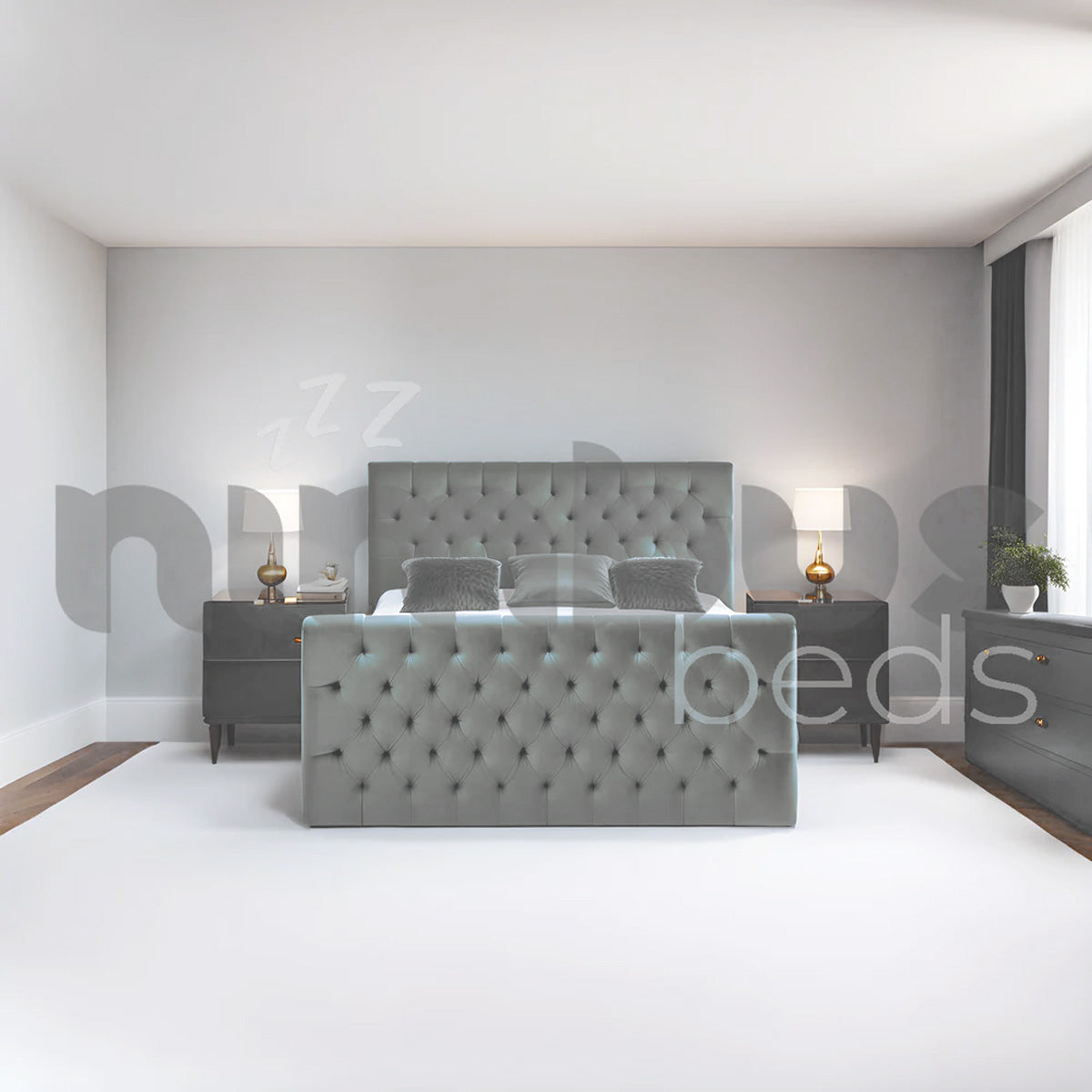 Chesterfield Luxury Bed Frame - Nimbus Beds